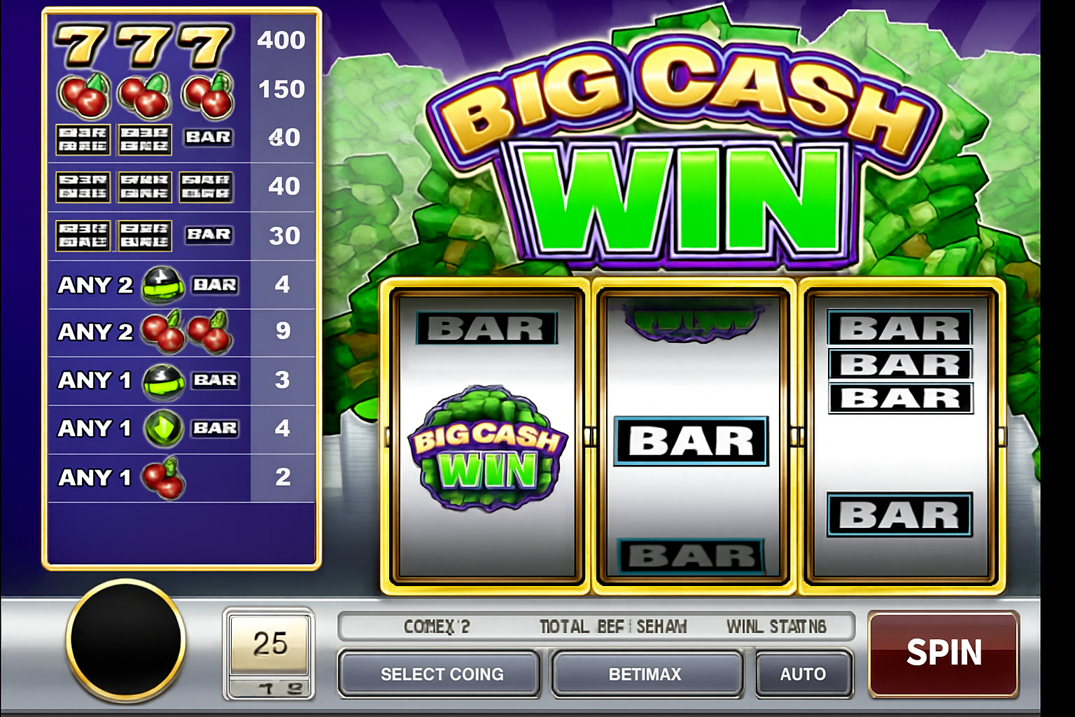 Big Cash Win preview